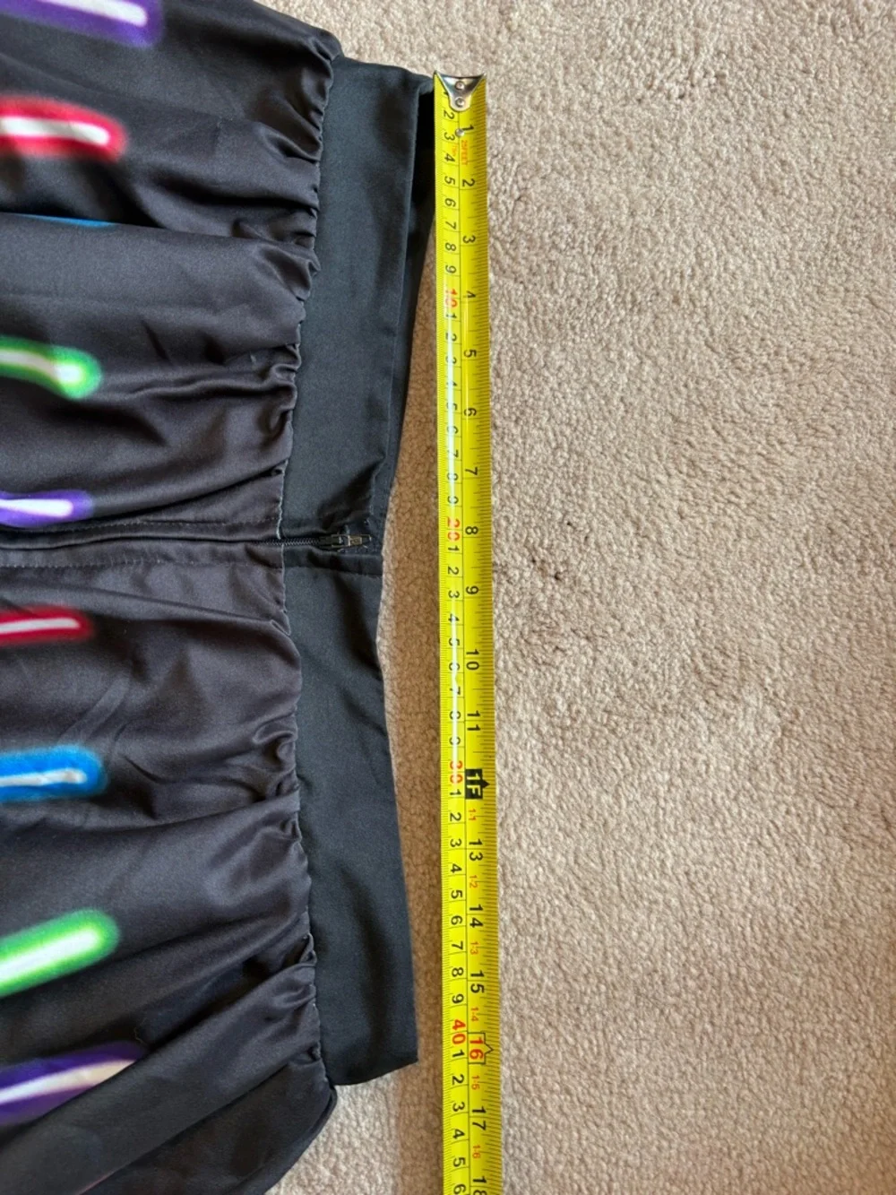 Black Lightsaber Print Flared Skirt - Women Star Wars - Picture 5 of 6